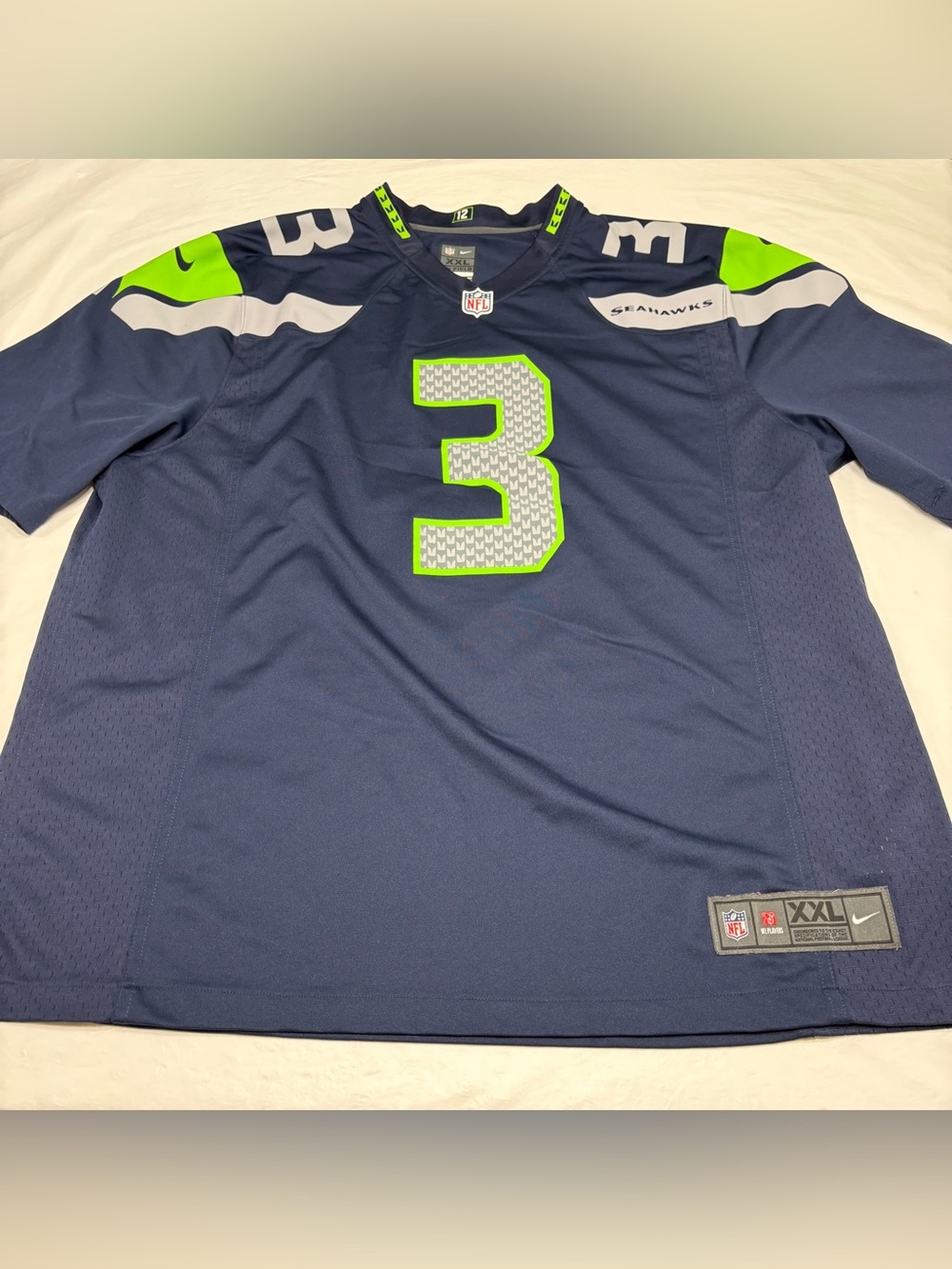 Nike NFL Seattle Seahawks Russell Wilson #3 Jersey Men’s XXL